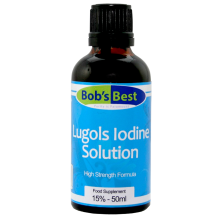 Lugol's Iodine Solution - 15% - 50ml - Mineral Supplement & Antiseptic