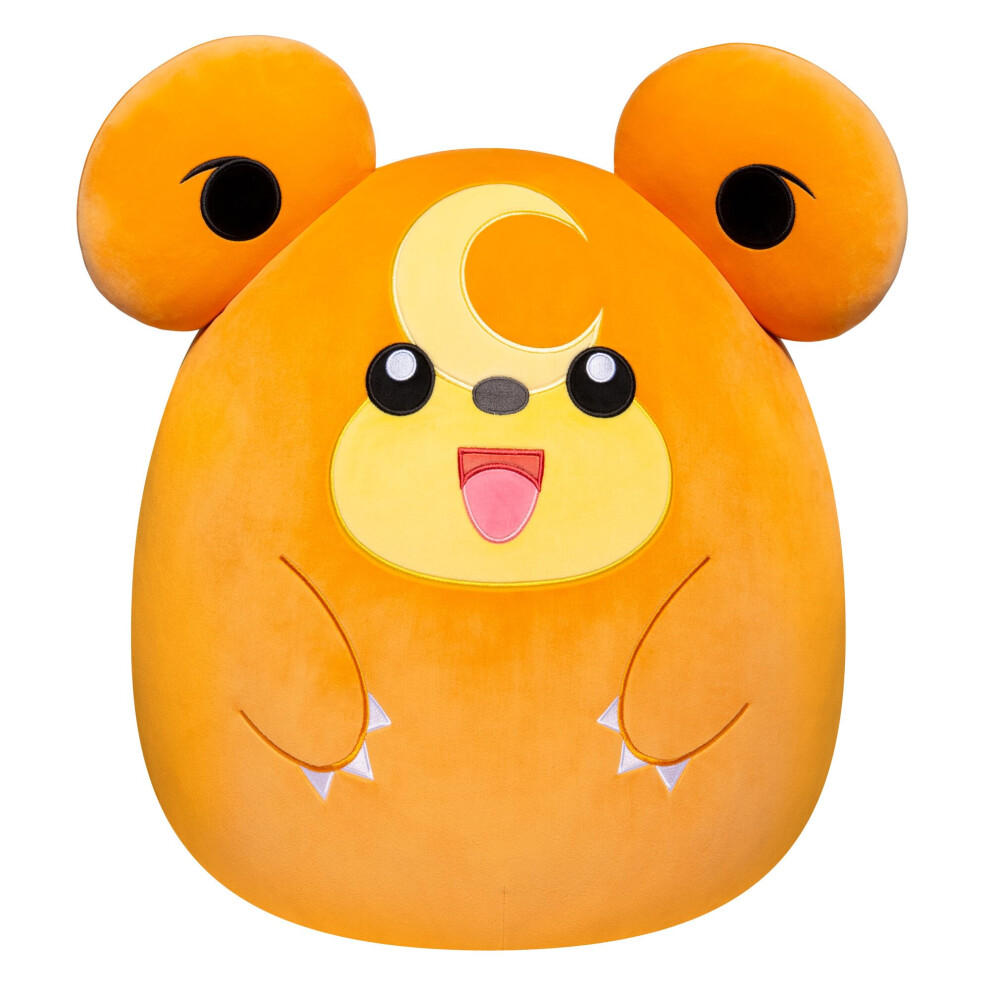 Squishmallows Pokemon 20-Inch Teddiursa Plush - Add Teddiursa To Your Squad Ultrasoft Stuffed Animal Jumbo Plush Official Kelly Toy Plush