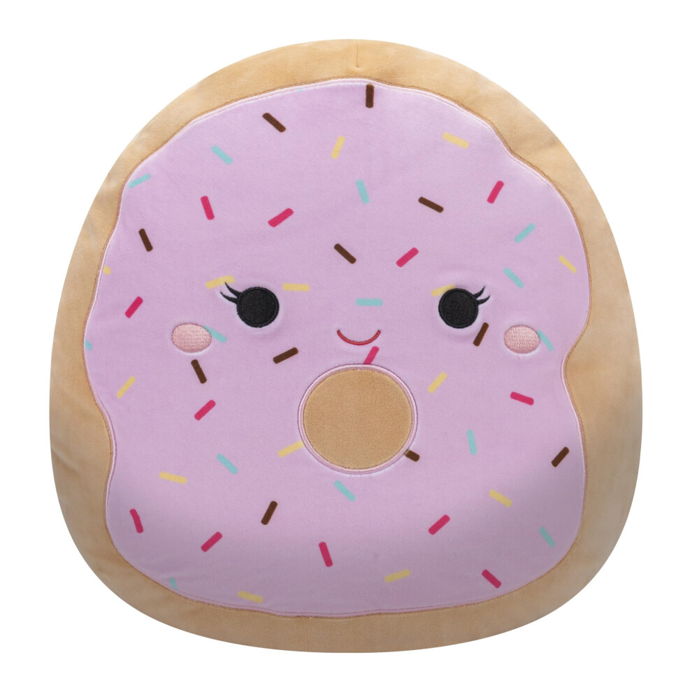 Squishmallows Original 14-Inch Dabria Pink Donut With Sprinkles - Official Jazwares Large Plush