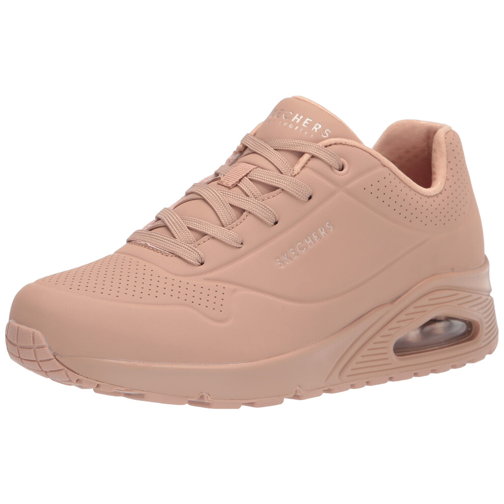 Skechers Women's Uno-Stand On Air Sneaker Sand 8.5 Wide