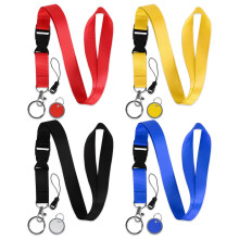 Longe de cou happyhbt avec la sortie de boucle de boucle 4 packs cles cles bagues chane 4 couleurs pour le support d'identite de telephone cles