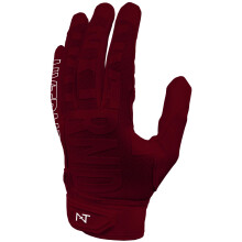 Nxtrnd G2 Football Gloves Men's Ultra Sticky Elite Receiver Gloves Maroon X-Large