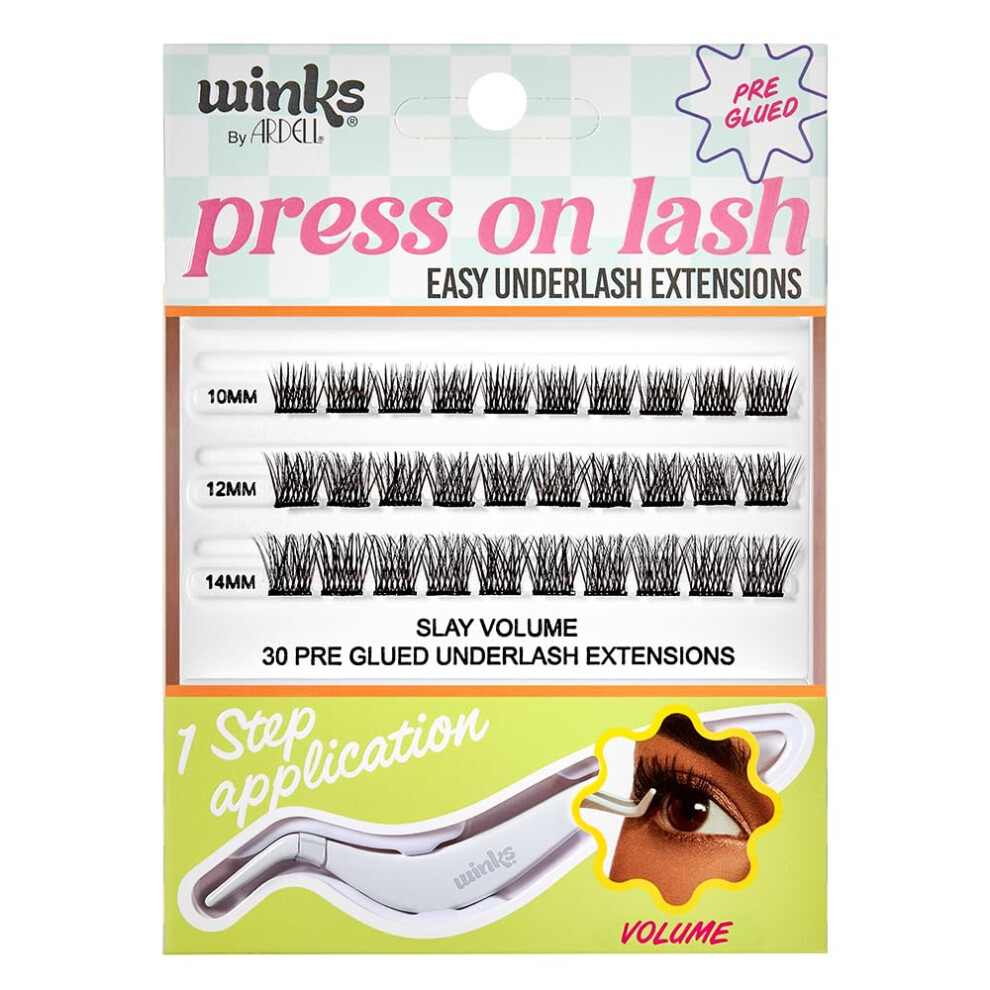 Ardell Winks Press On Pre-Glued Underlash Extensions - Volume