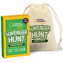 National Geographic - Outdoor Scavenger Hunt Card Game for Kids 4 & Up - Fun Summer & Outside Activity - Gifts for Boys & Girls Ages 4 5 6 7 8 9
