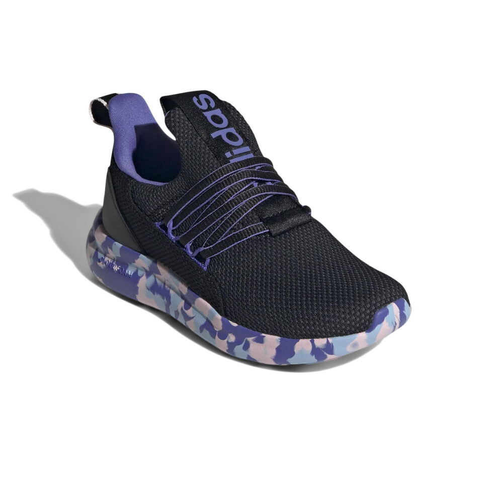 Adidas Lite Racer Adapt 7.0 Sneaker Black/Clear Pink/Cobalt Blue 7 US Unisex Big Kid