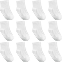 Aroveea Lot de 12 paires de chaussettes antidérapantes pour bébé, pour tout-petits, garçons et filles, chaussettes pour enfants, chaussettes mign