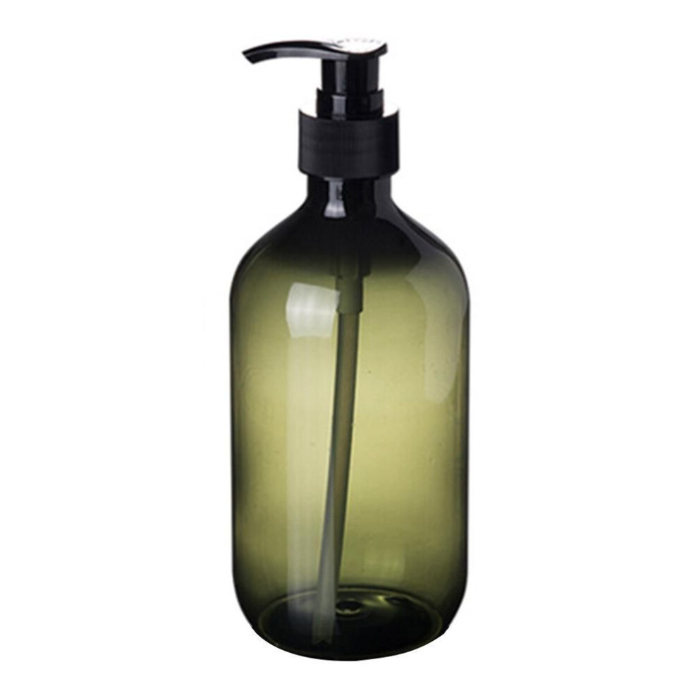 (green, 500ml) Puntos 300/500ml Lotion Shampoo Shower Gel Holder Soap Dispenser Empty Bath Pump Bottle