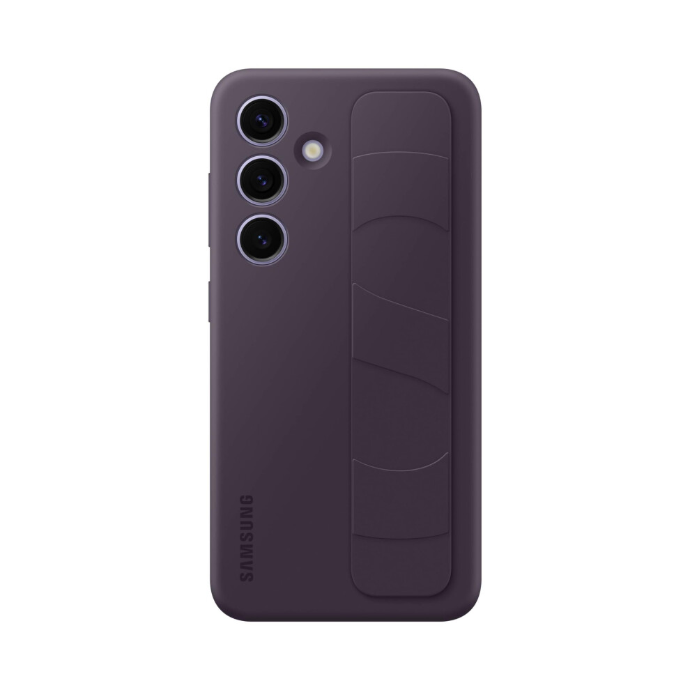 Photos - Case Samsung Galaxy S24 Standing Grip Phone Protective Silicone Cover with Hand Strap Kickstand Durable Design Soft Touch US