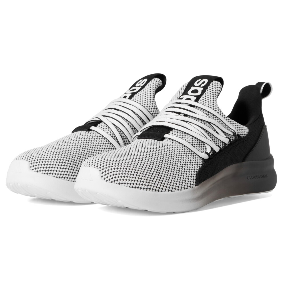 Adidas Lite Racer Adapt 7.0 Sneaker White/Black/White 6 US Unisex Big Kid