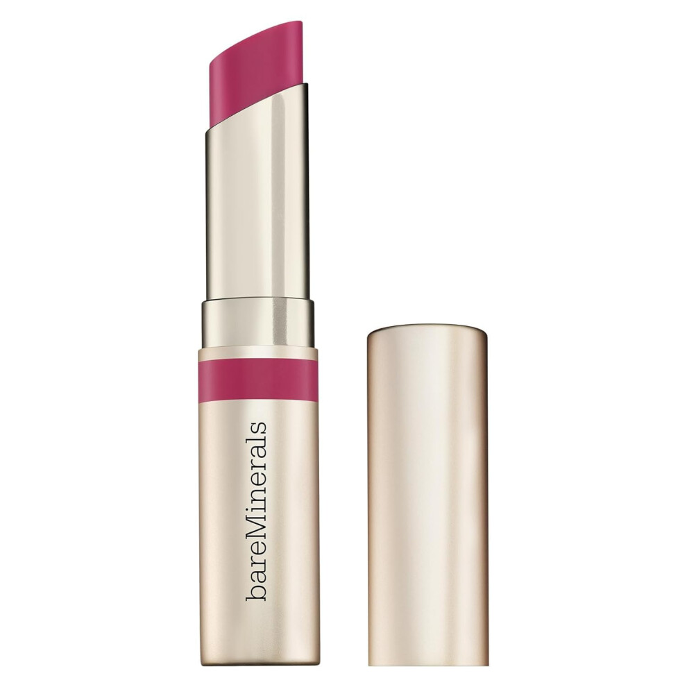bareMinerals Dewy Lip Gloss-Balm  Hydrating Lip Gloss + Tinted Lip Balm Hybrid  Shine Finish + 24 Hour Hydration  For Soft + Smooth Lips  Non Sticky
