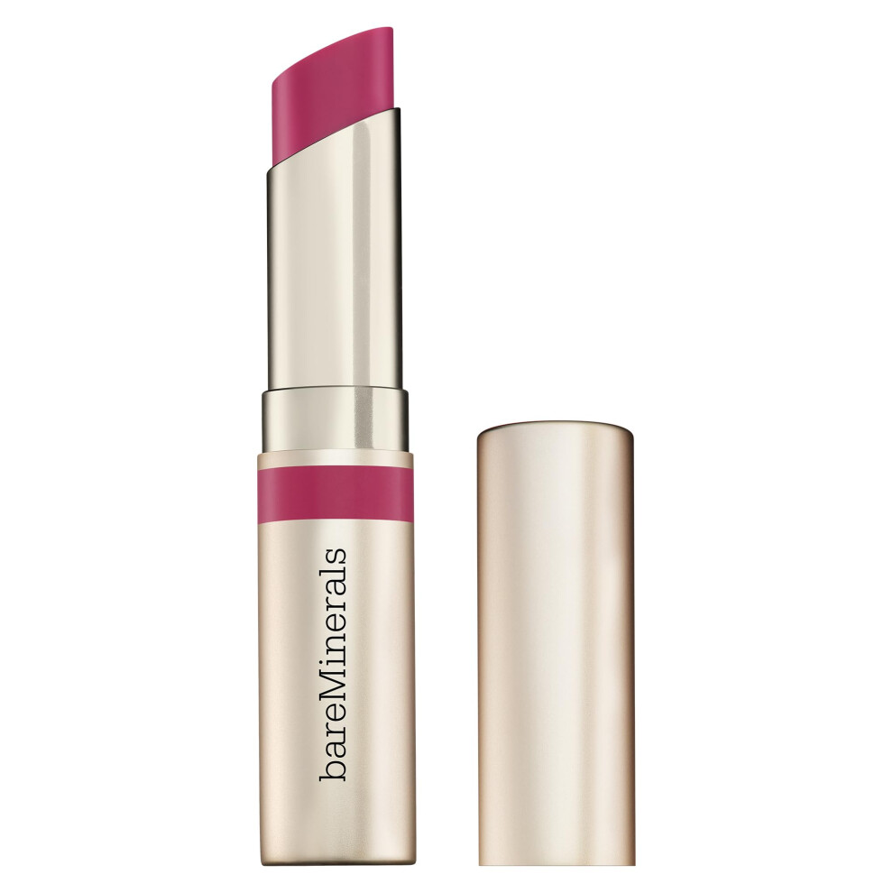 bareMinerals Dewy Lip Gloss-Balm  Hydrating Lip Gloss + Tinted Lip Balm Hybrid  Shine Finish + 24 Hour Hydration  For Soft + Smooth Lips  Non Sticky