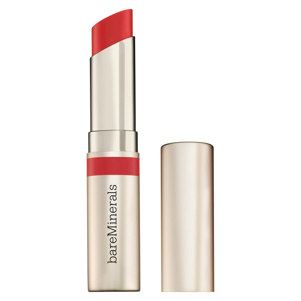 bareMinerals Dewy Lip Gloss-Balm  Hydrating Lip Gloss + Tinted Lip Balm Hybrid  Shine Finish + 24 Hour Hydration  For Soft + Smooth Lips  Non Sticky