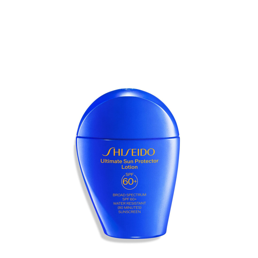 Shiseido Ultimate Sun Protector Lotion - 50 mL - Invisible Broad-Spectrum SPF 60+ Sunscreen for Face & Body - Lightweight Formula - All Skin Types - F
