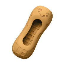 Nylabone Strong Chew Vulbaar Pinda Hondensnoepje Leuk Hondenspeelgoed voor Agressieve Kauwers Allergeenvrije Pindakaassmaak Medium/Wolf (1 Stuk)