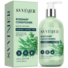 Svvimer Rosmarin-Biotin Balsam för hårväxt – tjocknande och fuktgivande för skadat och tunt hår (Män och kvinnor) 350 ml (11.8 fl oz)