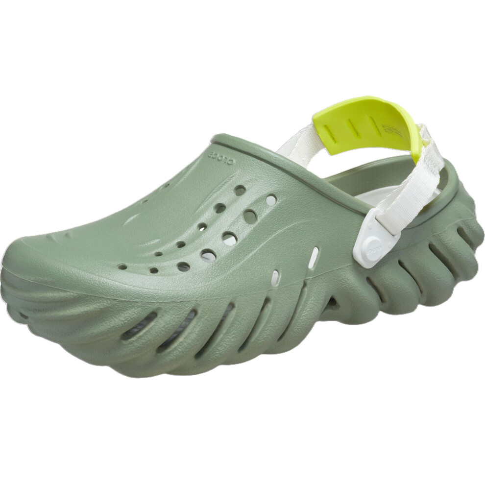 Crocs Unisex Echo Clog Moss 5 US Men