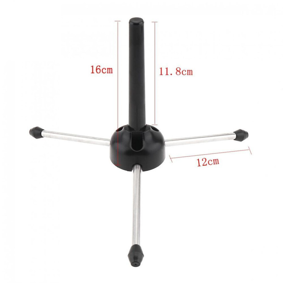 Foldable Portable  Metal Tripod Stand Holder for Flute Clarinet Instrument