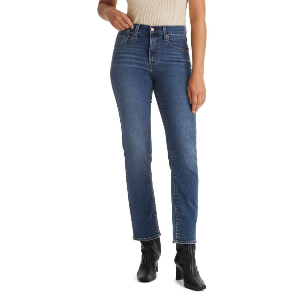 Levi's Women's 724 High Rise Straight Jeans Also Available In Plus Bringing The Game 24 Regular