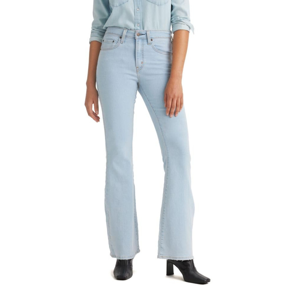 Levi's Women's 726 High Rise Flare Jeans Also Available In Plus Different Route 34 Short