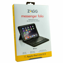 ZAGG Messenger Folio Bluetooth Keyboard Case Cover For iPad Mini 1/2/3