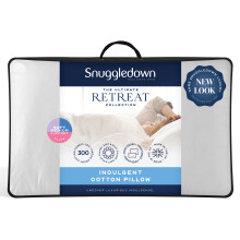 (Medium, 2 Pack) Snuggledown Indulgent Cotton UK Made