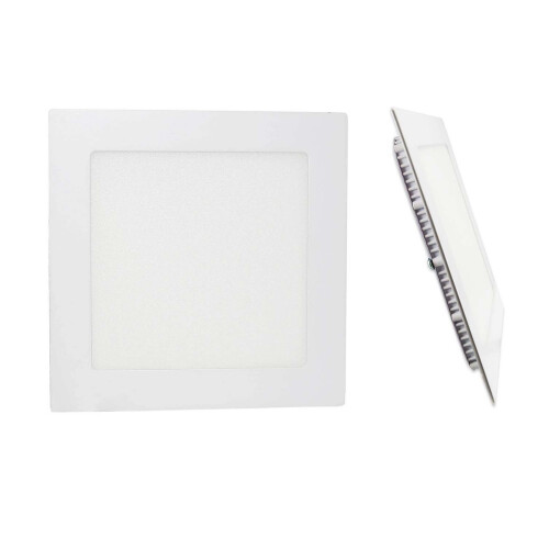 Lowenergie (1 Pack) 12W Slim Square LED Panel Light 4000K