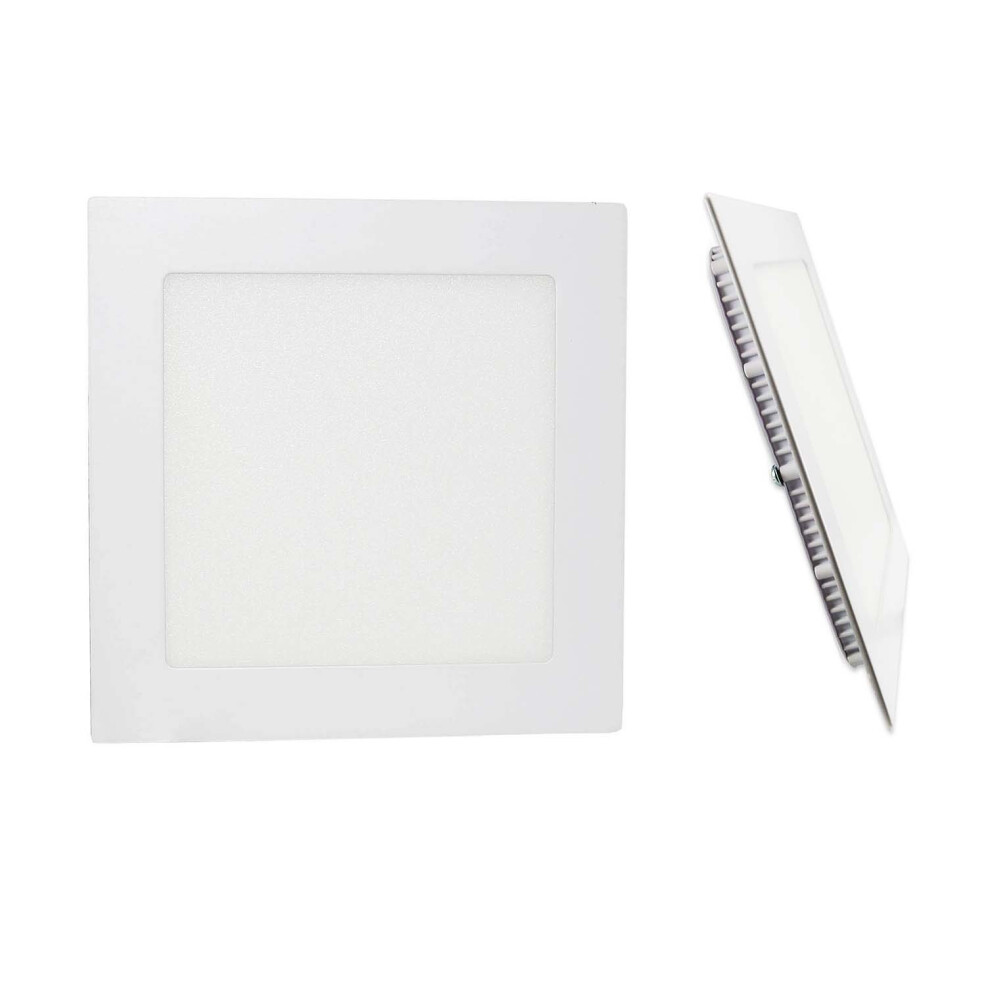 (2 Pack) 12W Slim Square LED Panel Light 4000K