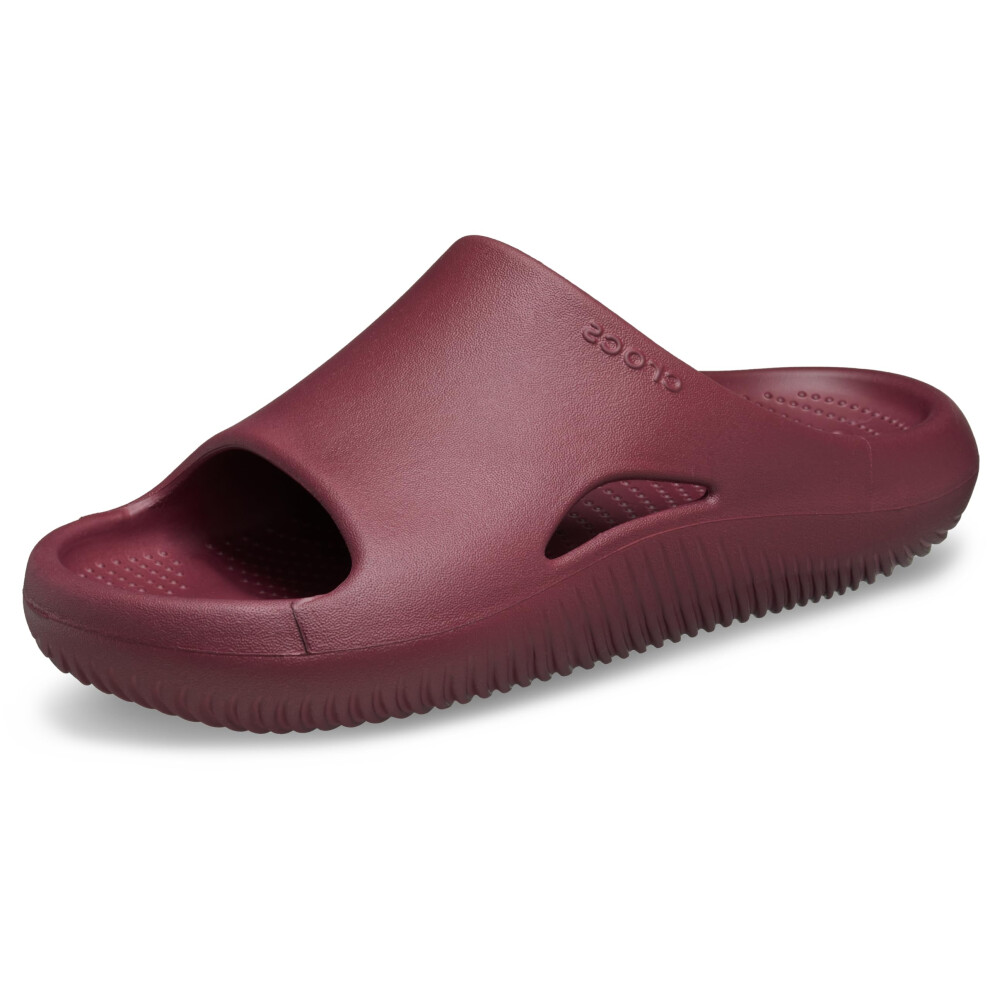 Crocs Unisex Mellow Recovery Slides Sandal Beetroot 7 US Women