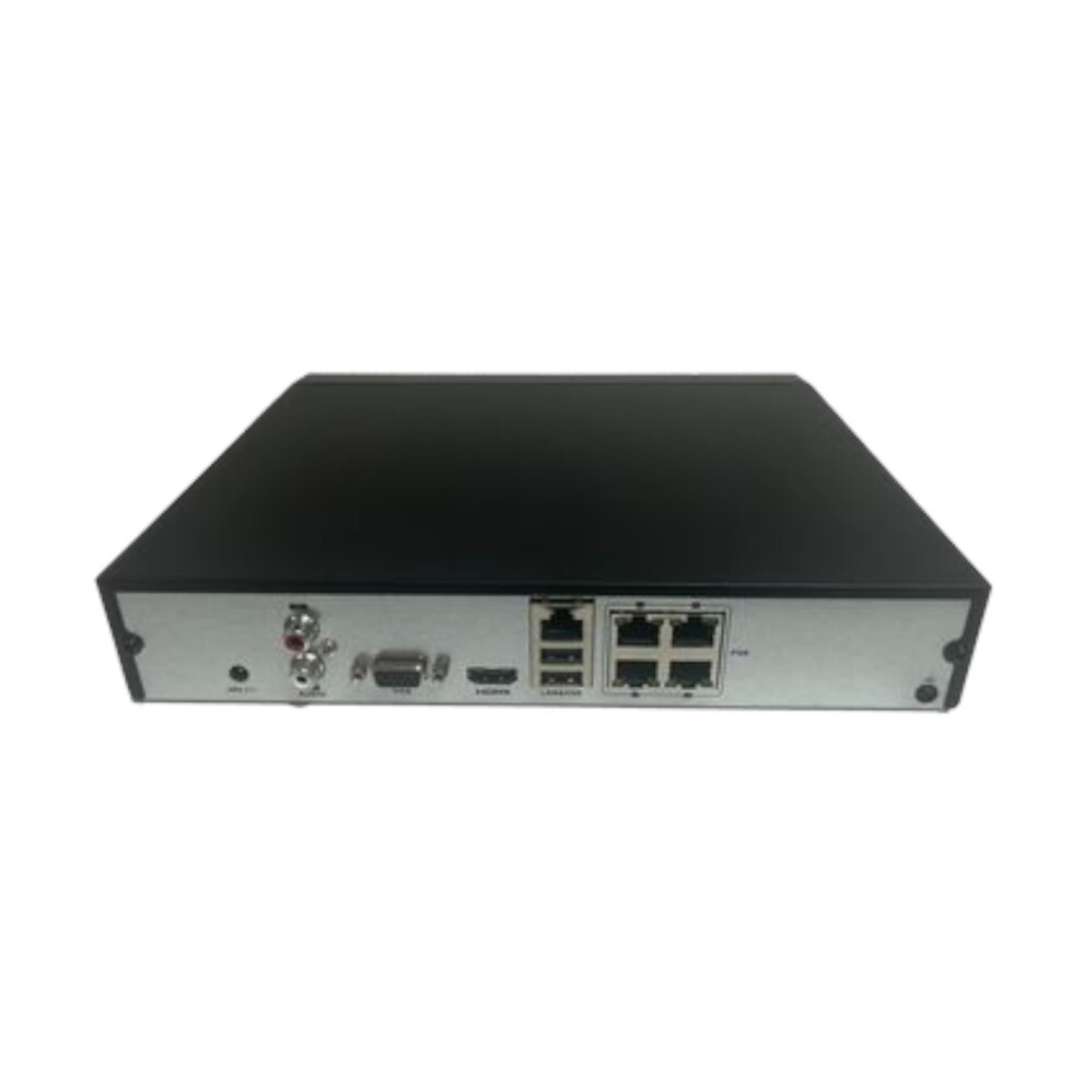 HIKVISION HILOOK NVR 4 CH CCTV IP POE 4K RECORDER 8MP NETWORK NO HDD