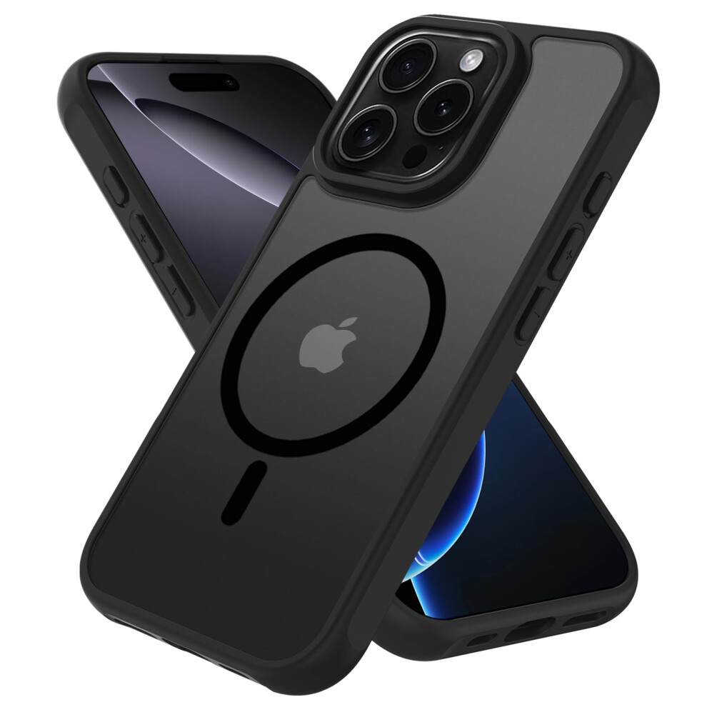 Photos - Case PinLiSheng  Magnetic for iPhone 16 Pro Max  Compatible with MagSafe Military Grade Drop Tested Shockproof Matte Tran 2024