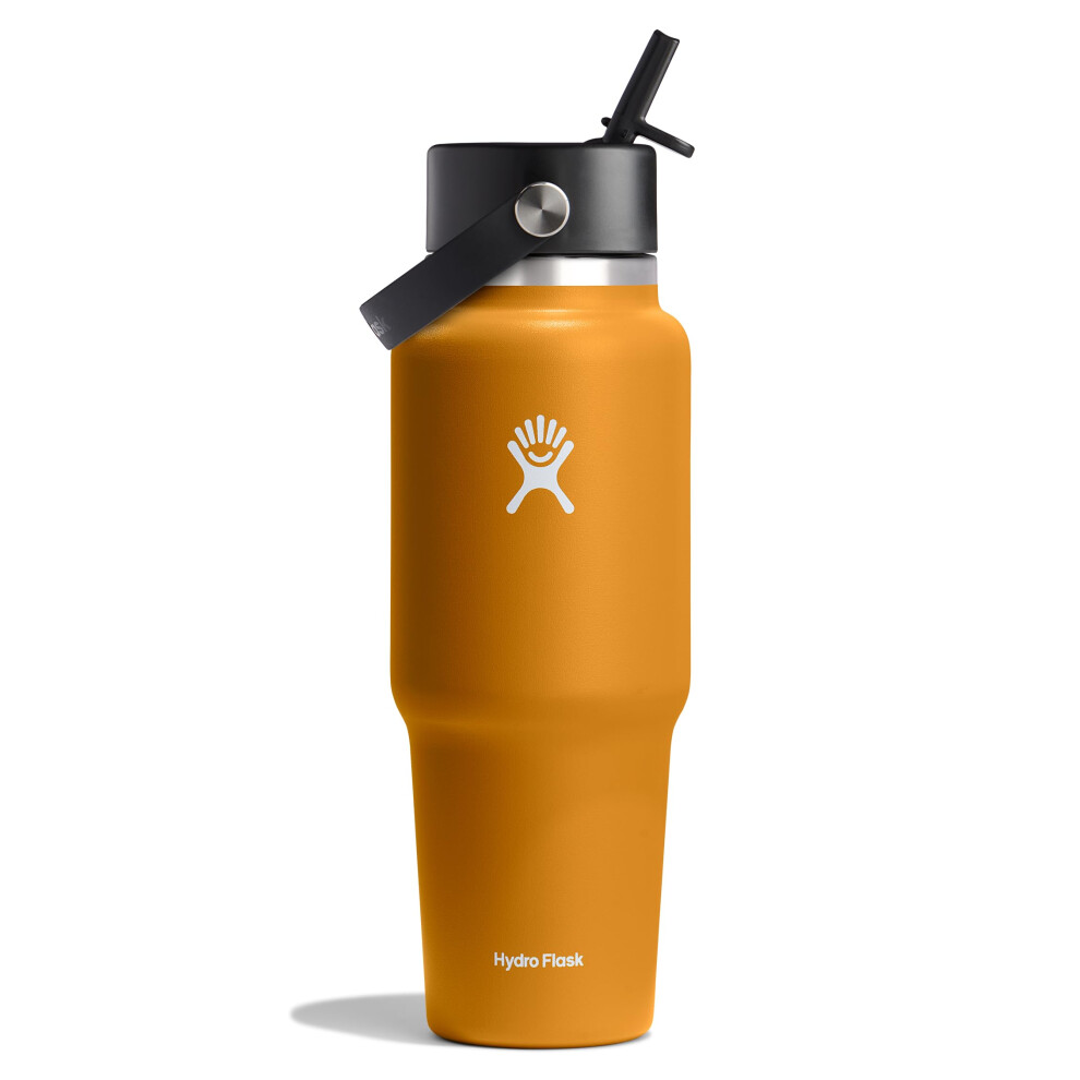 Hydro Flask 32 Oz Wide Flex Straw Travel Bottle Fossil