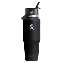 Hydro Flask 32 Oz Wide Flex Straw Travel Bottle Black