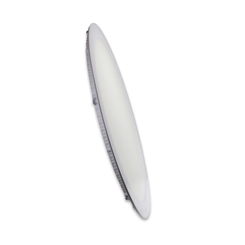 Lowenergie (8 Pack) Lowenergie 24w LED Round Ceiling Panel Light White Recessed Down Lighting, 300mm Dia, 200w Halogen Equivalent (4000K) 2