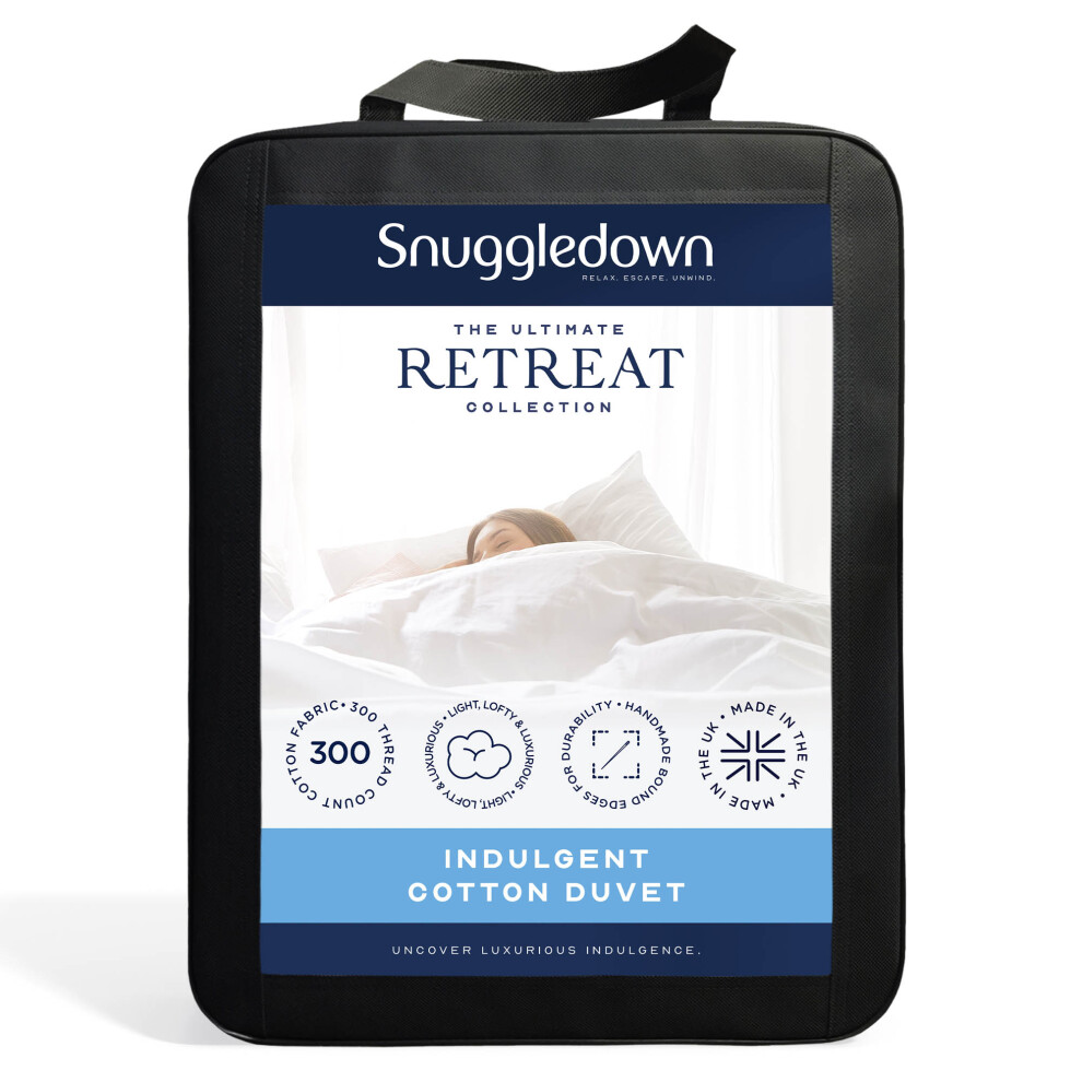 (13.5 Tog, King) Snuggledown Indulgent Cotton Duvet UK Made