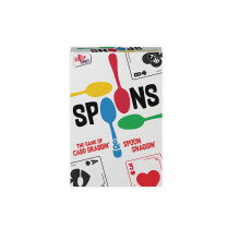 Spoons Games Card Games for Kids - Spoons Game Deck of Cards Fun Family Games for Kids and Adults Playing Cards Game Night Travel Games 3-