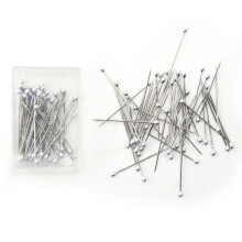HAND 100 Small Stainless Steel Tailors Pins for Fashion, Haberdashery, Sewing, Craft - 23 mm