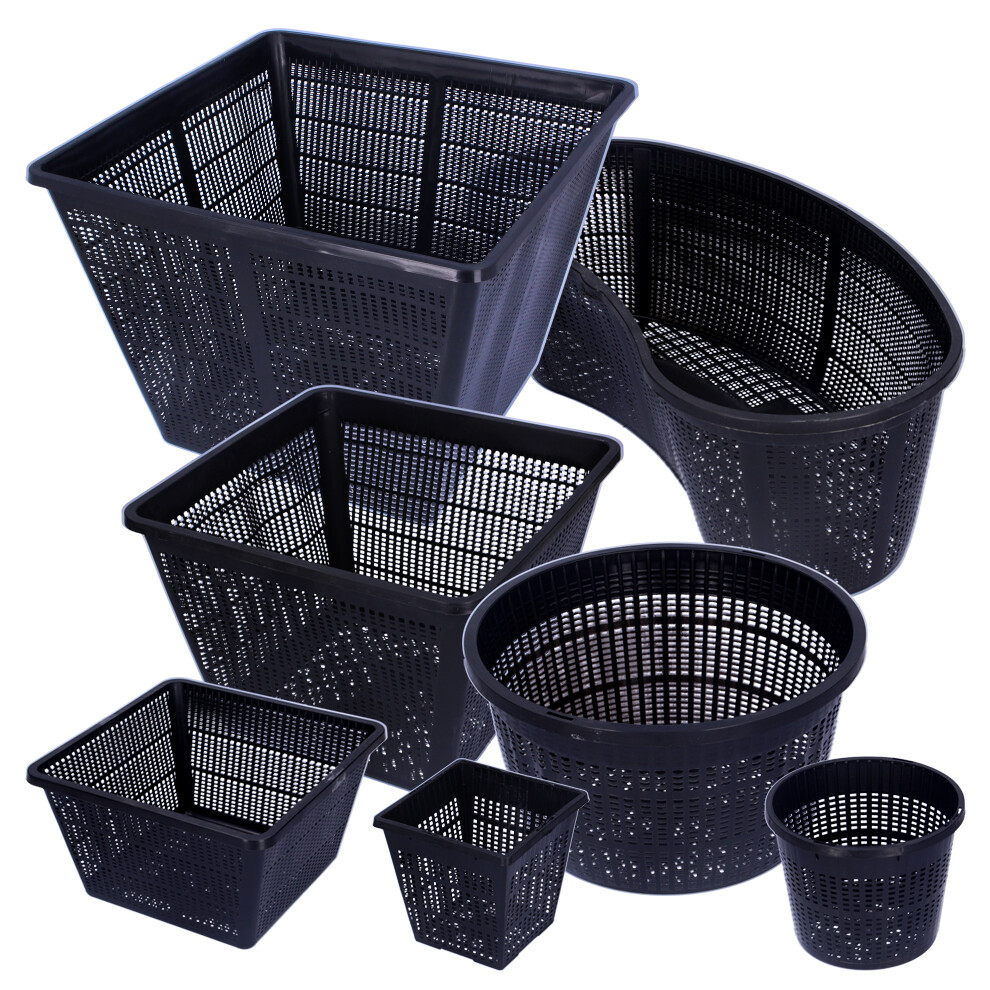 Aquacadabra (Kidney Contour, 3) Pond Planting Baskets Black