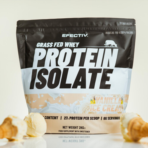 (Vanilla Ice Cream) Efectiv Nutrition Whey Isolate 2kg 2