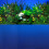 (24) Blue Waterscape / Deep Blue Sea Repeating Background - 19"h 1