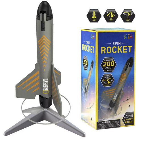 LSXD Lanceur De Fusée, Fusée Exterieur Enfant Avec 6 Fusées Colorées En