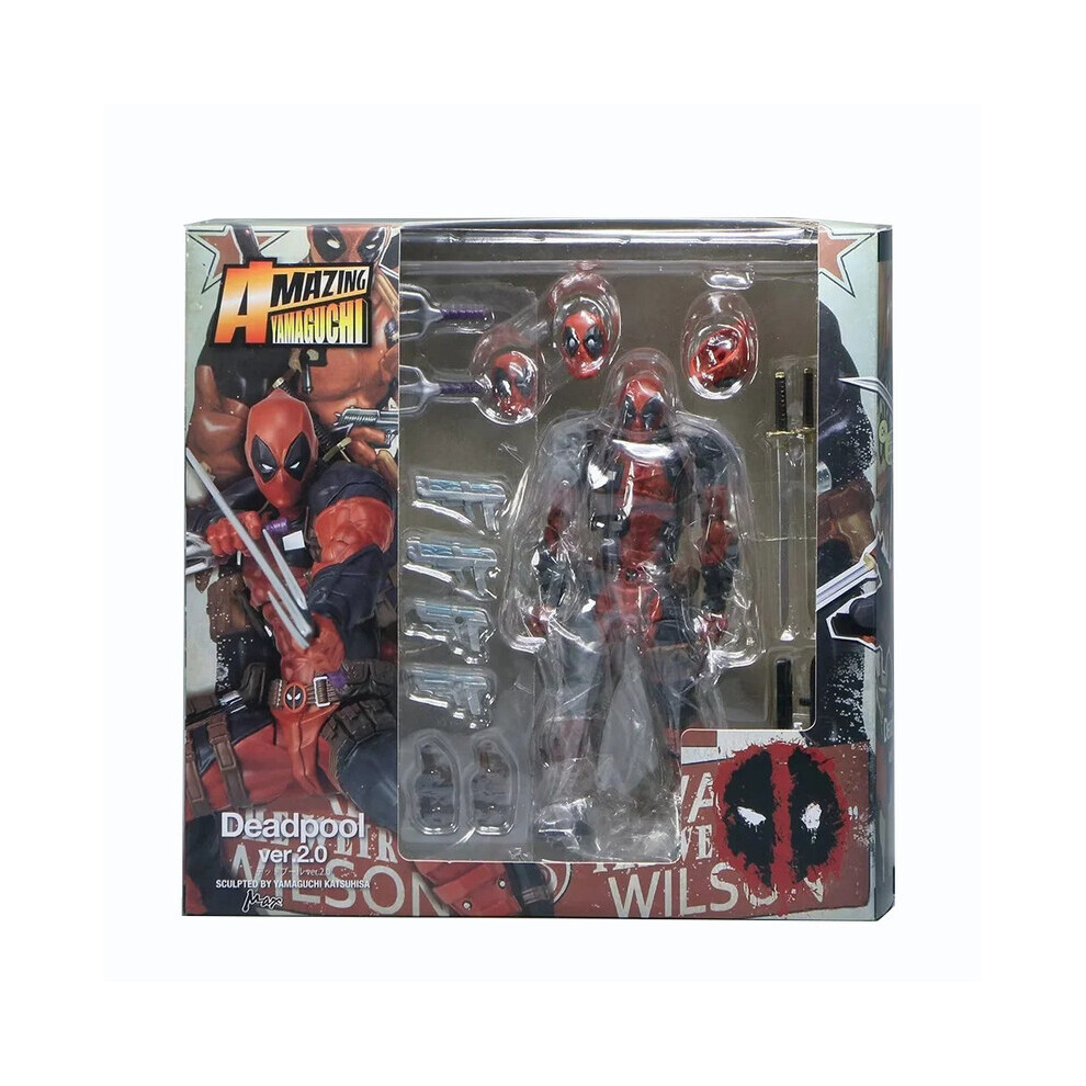 Ver.2.0 Deadpool Action Figures Toys Playsets For Marvel Fan Kids Gift