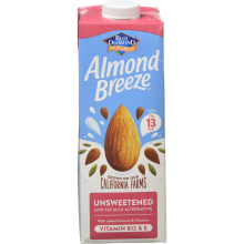 BLUE DIAMOND Almond Breeze Unsweetened 1000 ml (Pack of 8)