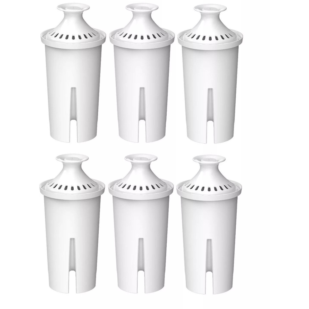 6 X Universal Filter Cartridges To Fit Brita Classic Water Filter Jugs