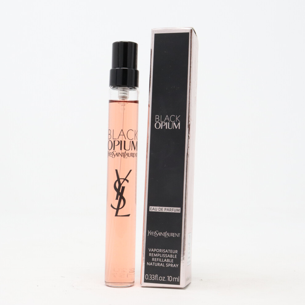 Black Opium by Yves Saint Laurent Eau De Parfum 0.33oz/10ml Spray New With Box
