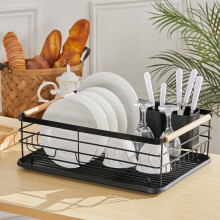 UK Kitchen Dish Rack Drainer mit herausnehmbarer Abtropffläche