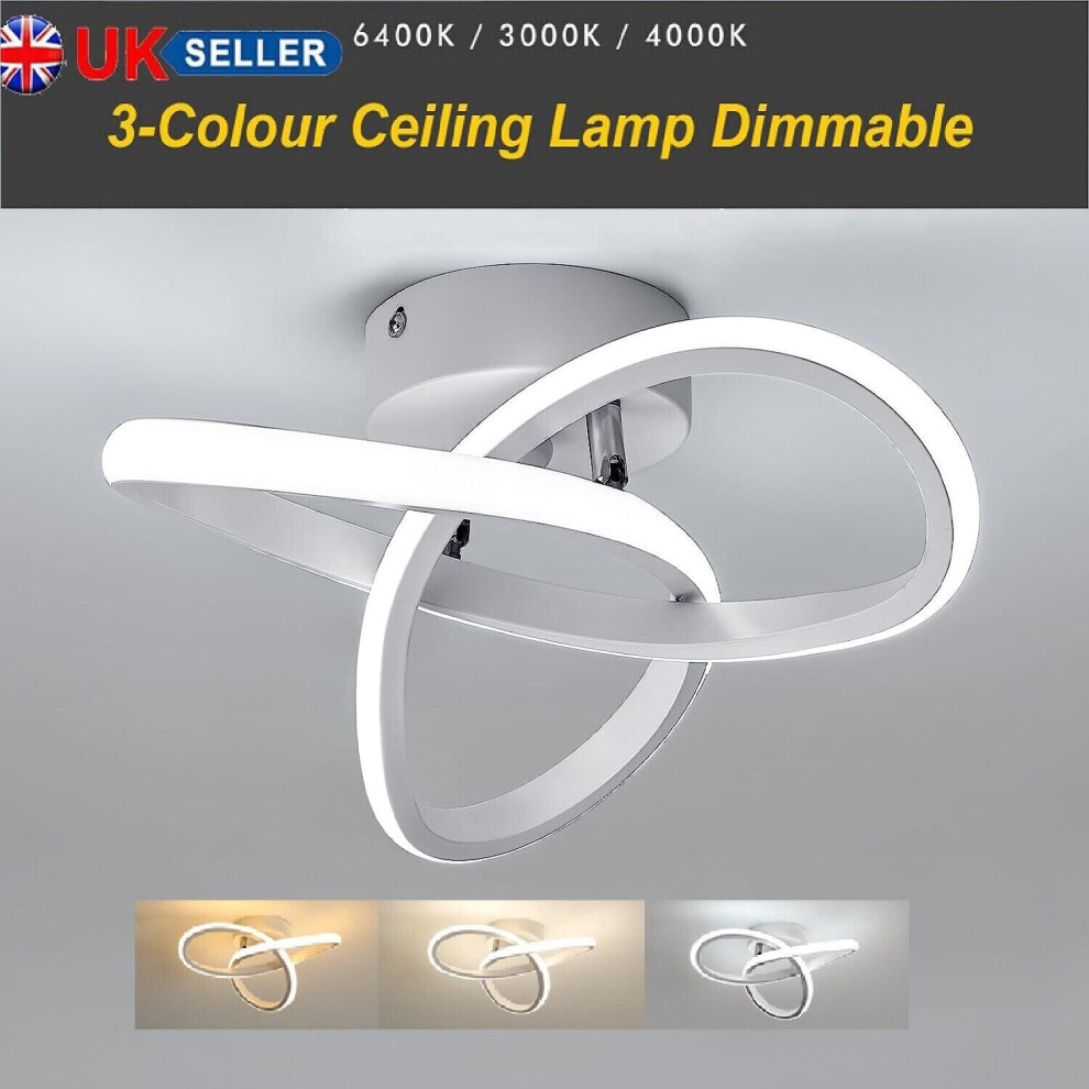 Modern Led Ceiling Light Black Nordic Style Chandelier Creative Design Ceiling Lamp for Bedroom, Kitchen, Corridor, Restaurant,3 COLOR