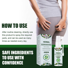 Natural Herbal Hemorrhoids Spray Hemorrhoids Treatment Agent Painless