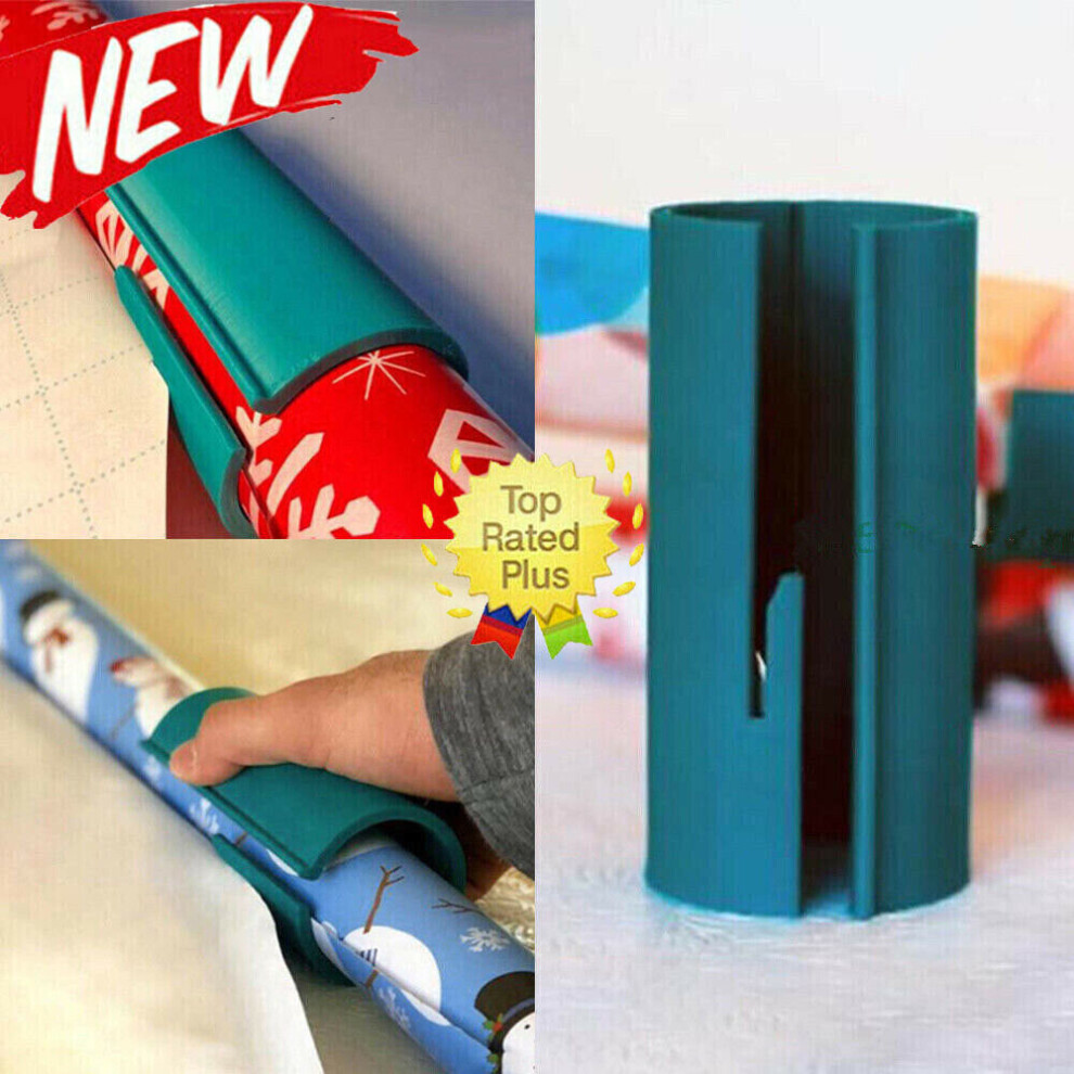 Skesrjtop Sliding Wrapping Paper Cutter Christmas Gift Wrap Paper Craft Cutting