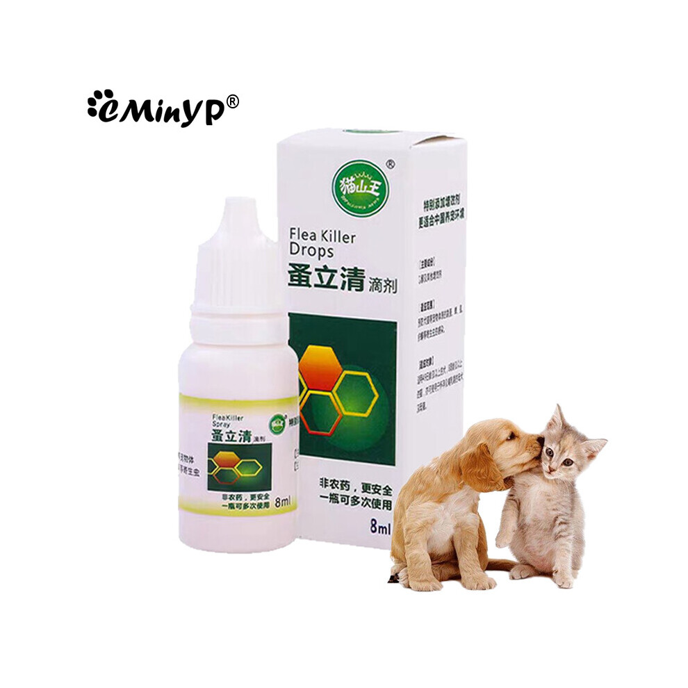 Pet Dog Flea Killer Vitro Drops Long-Lasting Control Repel Anti Fleas Cat Ticks Lice Insect Remover