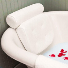 Luxury Bathroom Spa Bath Pillow Non-Slip Comfortable Bathtub Headrest Cushion
